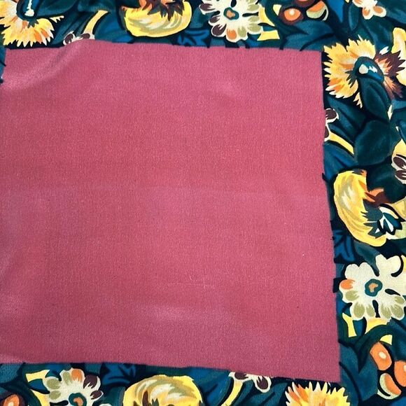 Tuscany Per Donna Silk Crepe Scarf Hand Rolled Mauve Taupe Floral - Picture 11 of 12